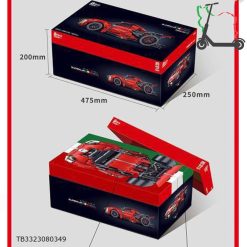 لگو ماشین فراری پیستا سایز 1/8کد 015