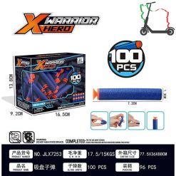 تیر اسفنجی بسته 100عددی کد JLX7253