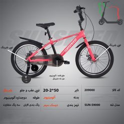 دوچرخه بچه گانه SUNSPEED سایز 20 کد 209000