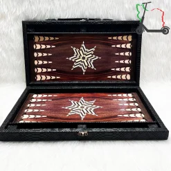 تخته نرد چرمی بغل مهره کد 301