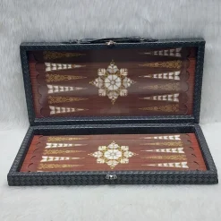 تخته نرد چوبی MDF چرمی ساده کد 365