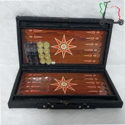 تخته نرد چوبی MDF چرمی کیفی کد 338