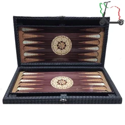 تخته نرد چوبی MDF چرمی کیفی کد 358